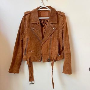 Blank NYC Suede Moto Jacket